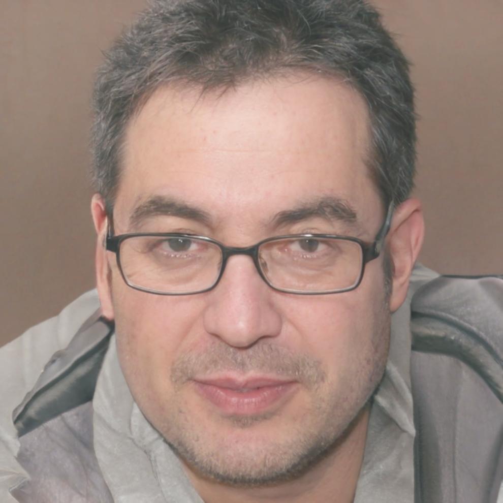 Viktor Krajewski reviewing student portfolio work